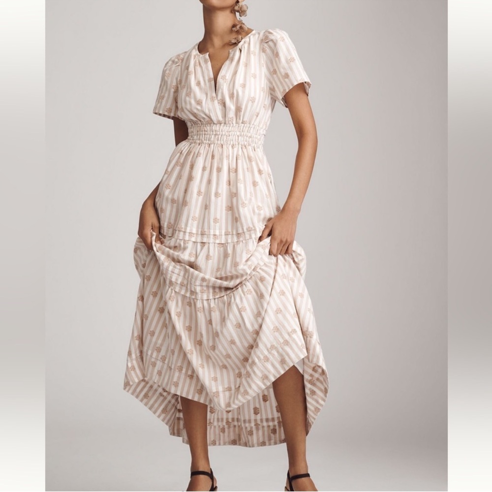 Anthropologie The Somerset Maxi Dress : textured edition